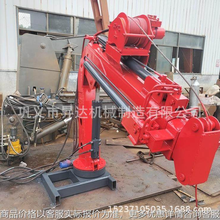 机械货车改装液压车载吊机 船用液压起重机 液压单臂起重设备,搬运/仓储/物流设备,起重机/吊车/吊机,淘宝优惠券,粉丝福利购,淘宝优惠卷