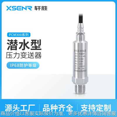 PCM00Y 潜水型压力变送器 4-20mA/RS485 IP68压力变送器 传感器
