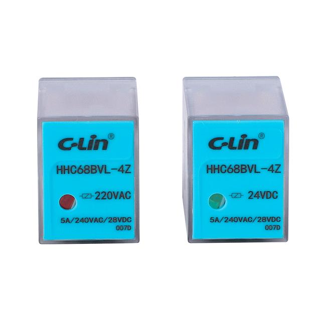 欣灵HHC68AVL-2Z中间继电器 HHC68BVL-4Z 小型继电器 HHC68BVL-2Z