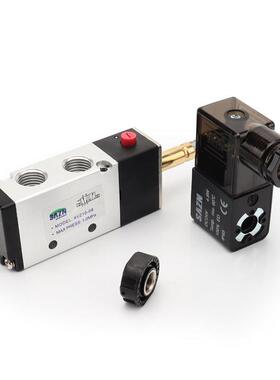 SAZN三正气动气控阀4V系列电磁阀4V210-08/4V310-10/4V410-15/220