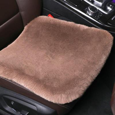 汽车副驾驶毛绒脚垫女朋友专属坐垫副驾脱鞋放脚歇脚毛茸茸加厚款