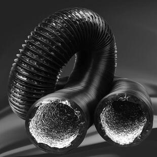 通风管铝箔排烟管排风管排气管道50/60/80/90/100/110/120/140mm