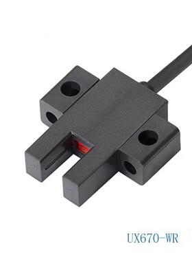U槽型光电开关传感器672-WR 674-WR UX951-WR带2米线