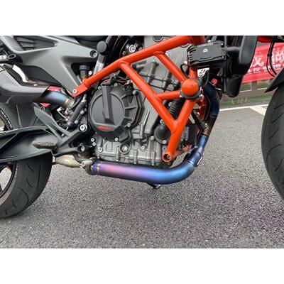 适用于KTM DUKE790/890ADV改装钛合金前段800NK排气管去回压中段