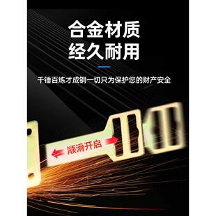 卷帘门锁卷闸门锁中间开十字铜芯通用型锁芯商铺车库防盗门锁配件