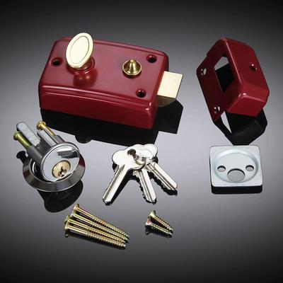 锁具门锁家用通用型老式木门室内卧室房门防盗外装单舌708门锁