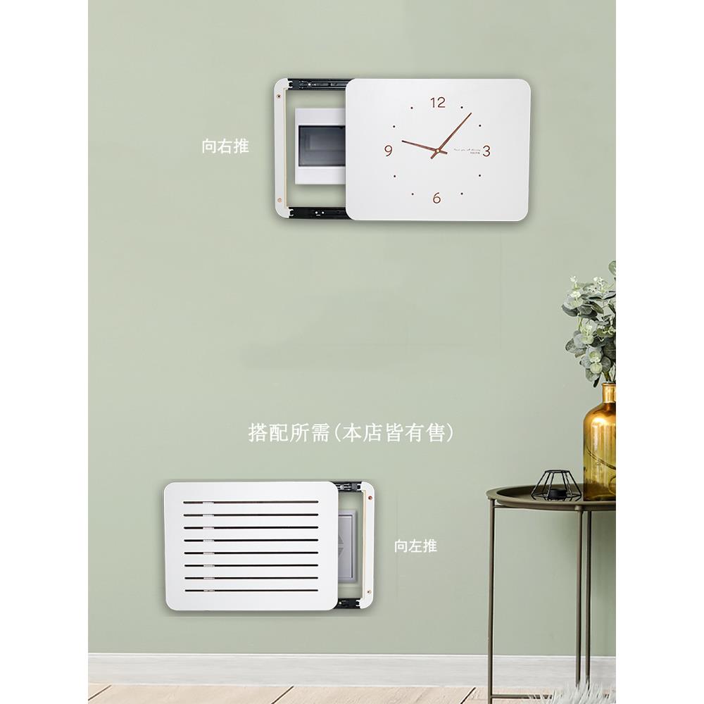 超薄款弱电箱遮挡光纤网线盒多媒体配电表箱装饰画地暖分水器遮丑