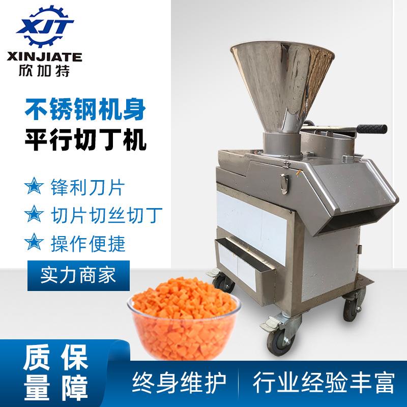 青瓜菠萝切片机土豆胡萝卜木瓜切丁切块切丝机大型平行切瓜果机