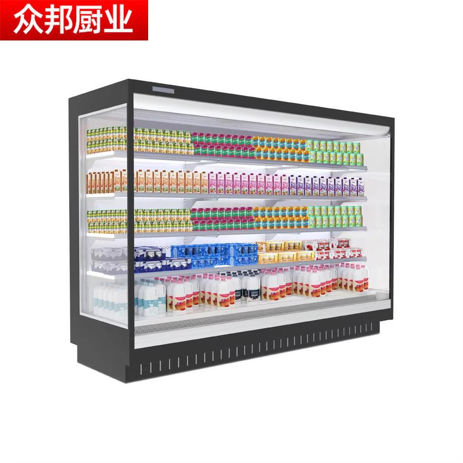 冷藏陈列柜商用空气幕柜冰箱水果店冷藏展示柜便利店超市牛奶冷柜