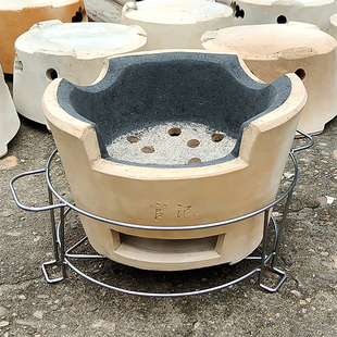 泥炉柴火土灶炖肉煲汤打边炉炭炉南丰陶土炉子家用饭店老式烧柴炉