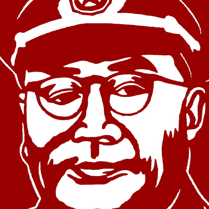 十大元帅头像剪纸底稿人物手工刻纸图样黑白打印中国特色装饰画