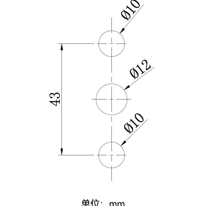 HOPO博超薄方轴执手儿童断桥铝平窗把手PH175