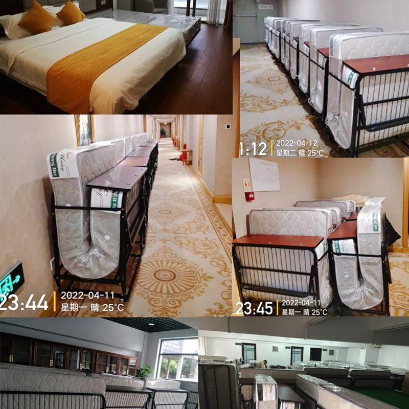 高级酒店加床折叠床宾馆客房加床民宿折叠加床加厚床垫带轮子