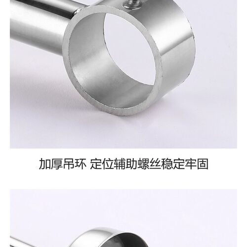 阳台固定式晾衣架波浪款防风晒衣架顶装晒衣杆晾衣杆