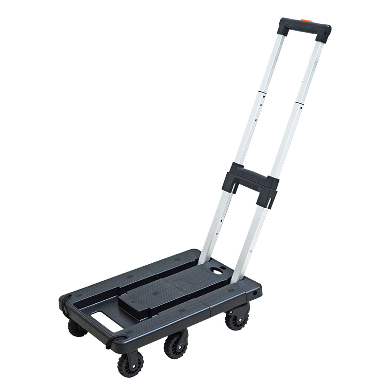 家用小推车拉货手拉车折叠便携手推车买菜车小拉车快递拖车静音