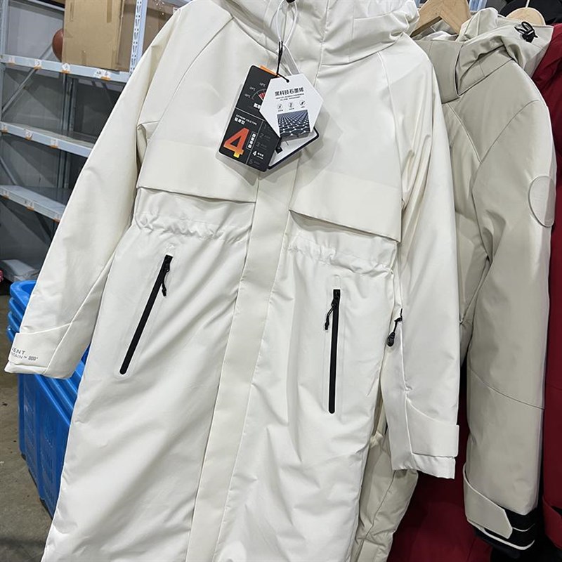 极寒御寒零下20度羽绒服 w优雅通勤女款中长款风衣式中长款鹅绒服