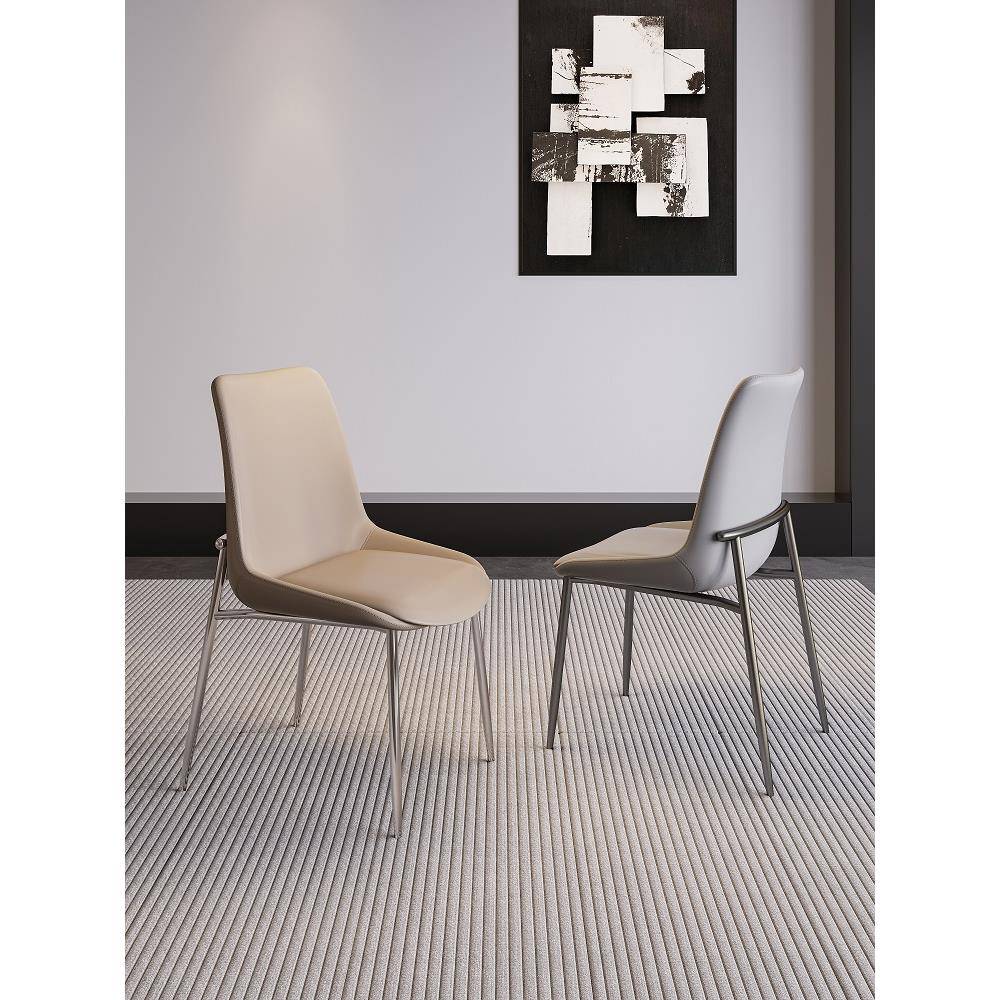 意大利Normcore无障碍豪华餐椅现代简约高端靠背椅创意设计师椅20