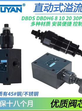 DBDH6 8 10 20 30液压DBDS6 10 20 30K直动P式G溢流阀10B/315 200
