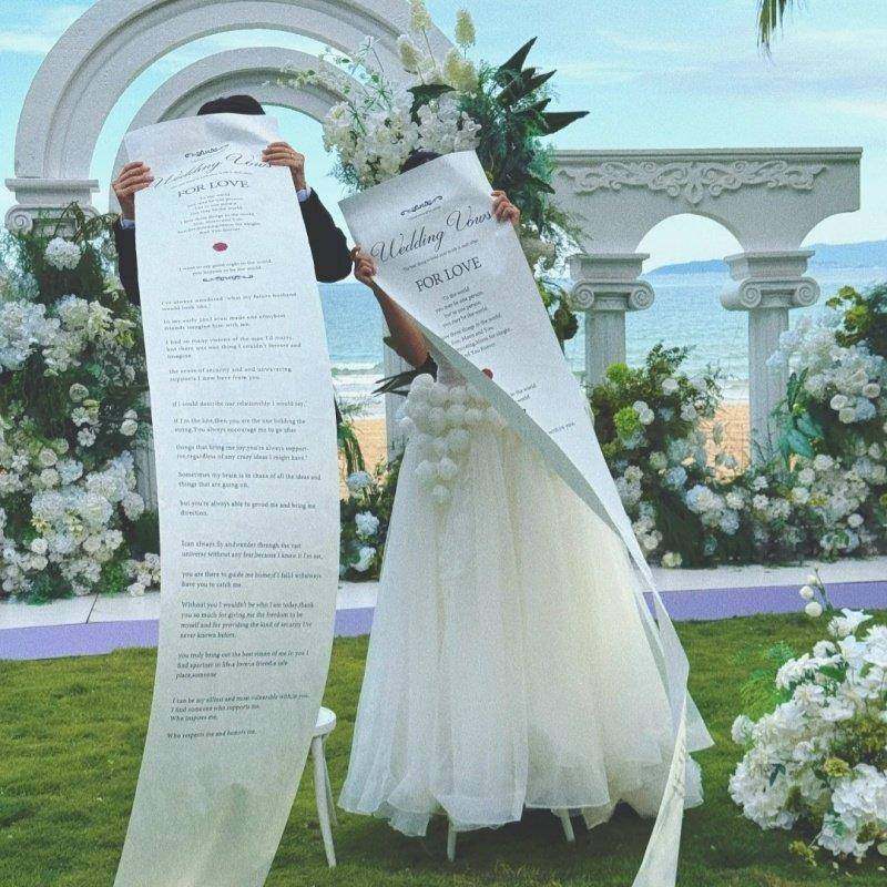 超长结婚誓约书誓词定制婚礼誓言卡创意手写誓言书订婚书条幅卷轴,节庆用品/礼品,堵门/游戏道具,淘宝优惠券,粉丝福利购,淘宝优惠卷