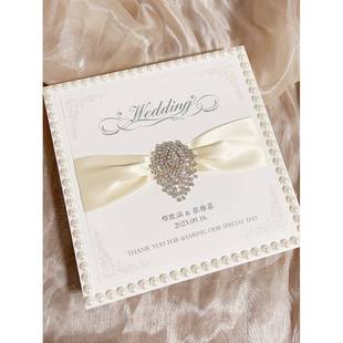 婚礼签名册礼金簿礼单本高级纸创意个性婚宴签到本结婚记账本定制