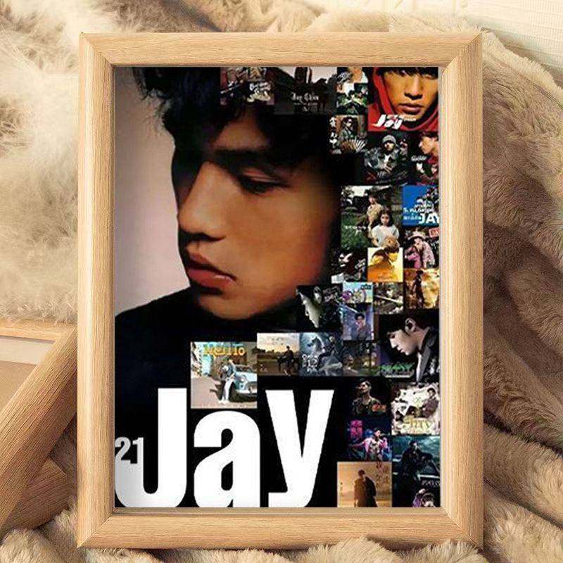 周杰伦周杰伦周边纪念品相册海报创意相框生日礼物定制桌表,家居饰品,相框/画框,淘宝优惠券,粉丝福利购,淘宝优惠卷