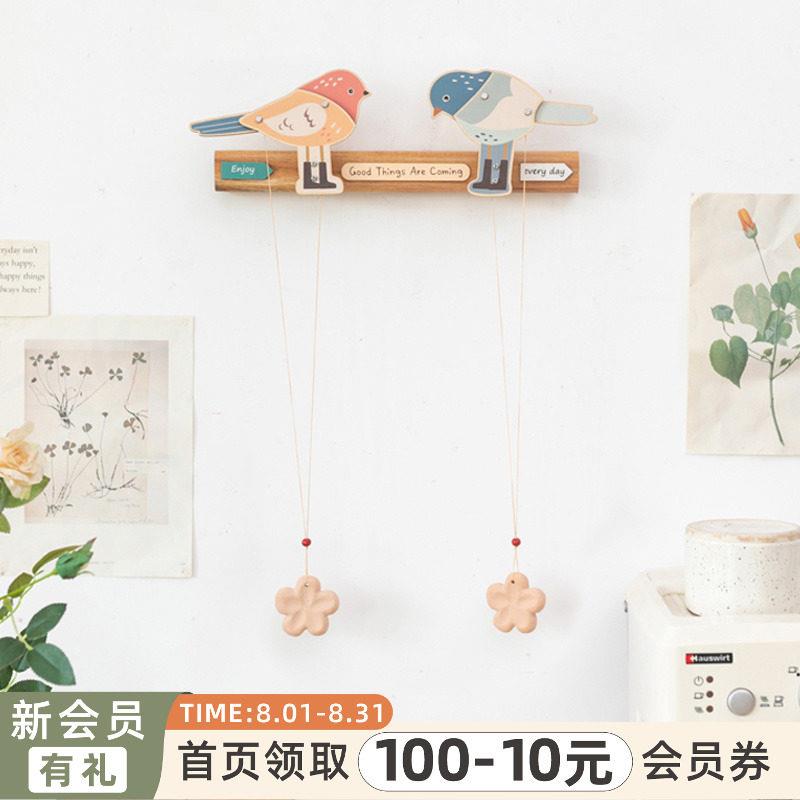 阿楹 阁楼玄关台床头衣柜门饰挂件女鸟阳办公装室GJ2309yy柱子书