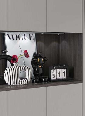 贝汉美入户玄关装饰摆饰花瓶轻奢高级客厅电视柜家居乔迁新居礼品