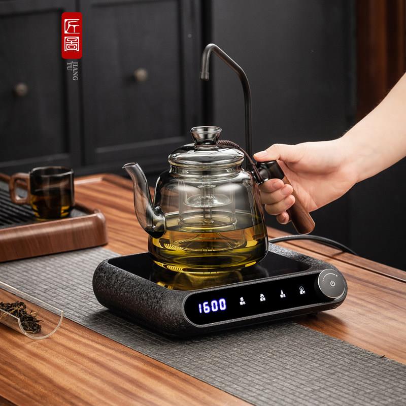 新款自动上水电茶JT-A10陶炉煮茶专用家用煮茶器套装高煲端小炉型