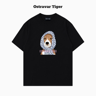 女t恤上衣 Tiger潮牌2025夏设计感宽松纯棉短袖 专柜新款 Ostravar