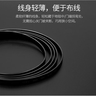 弯头七类网线细万兆家用90度高速千兆纯铜双屏蔽rj45宽带成品跳线