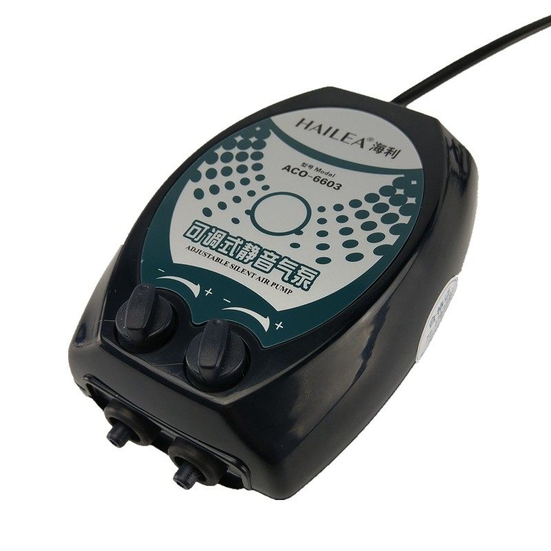 海利ACO-6604静音双孔可调氧气泵增氧泵鱼缸增氧养鱼加氧泵水族包,宠物/宠物食品及用品,冲氧泵,淘宝优惠券,粉丝福利购,淘宝优惠卷