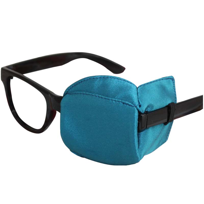 真丝弱视眼罩儿童眼镜遮盖罩单眼矫正成人斜视立体眼睛套全遮盖