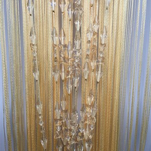 成品蝴蝶穿珠线帘 K9水晶珠帘门帘 客厅卧室装饰l流苏隔断帘窗帘
