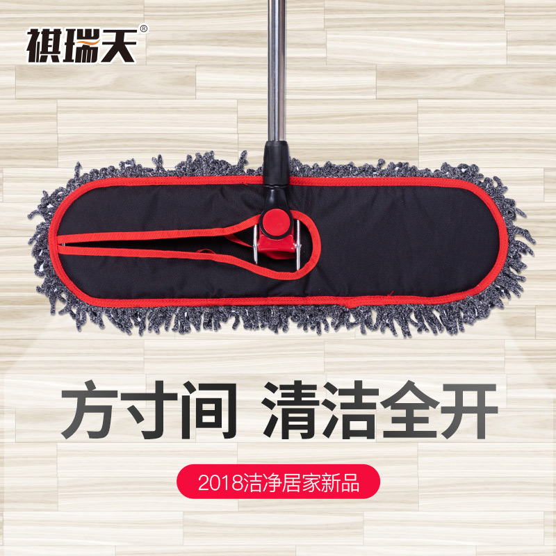 平板拖把特大号懒人拖把家用擦地神器木地板瓷砖地尘推一拖净拖布
