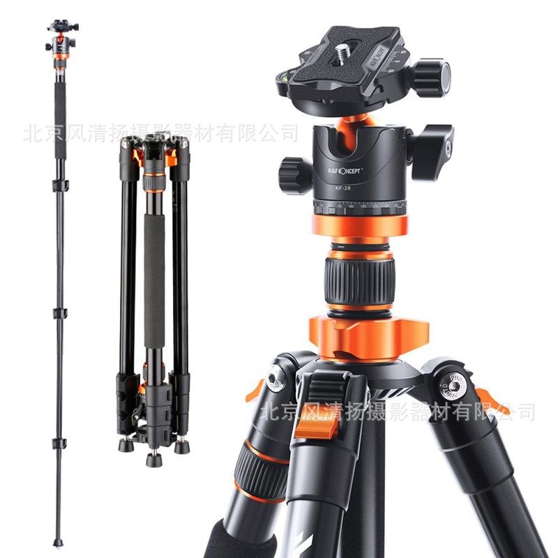 K&F Concept    K234A7+BH-28L (S210)  KF09.087V2 可横轴三脚架