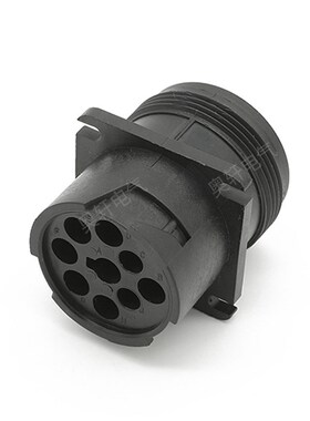 HD10-9-1939P德驰型汽车连接器 防水接插件 9芯黑色公端诊断接口