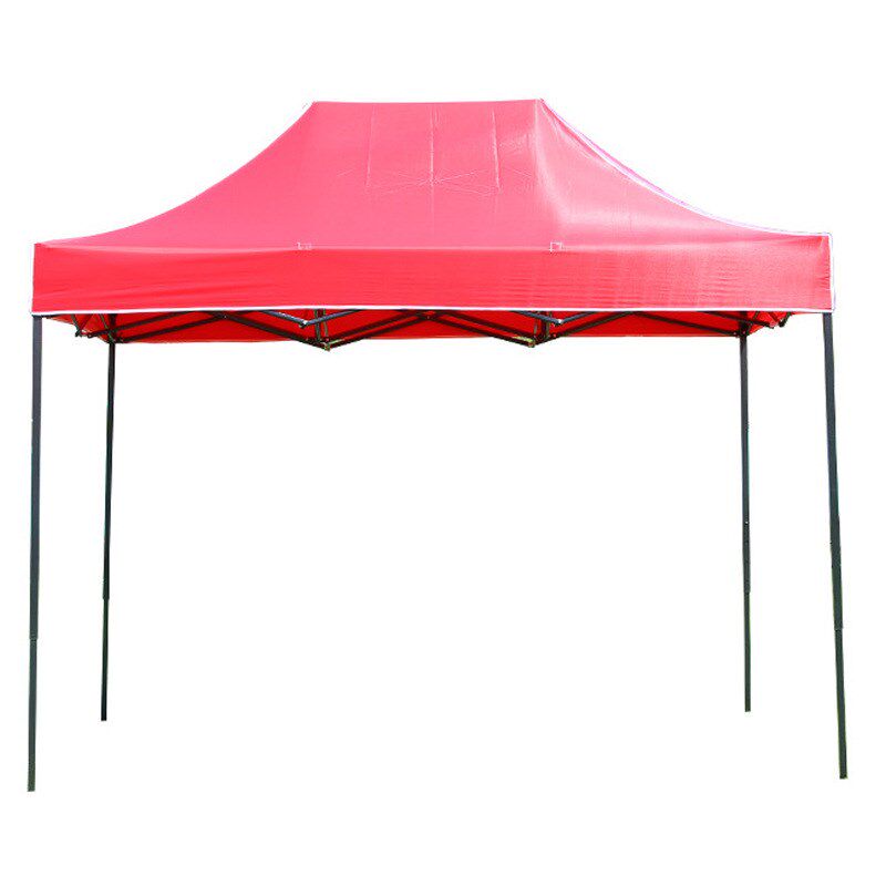 印字logo展览广告遮阳帐篷 黑金刚户外展览四角双顶广告帐篷