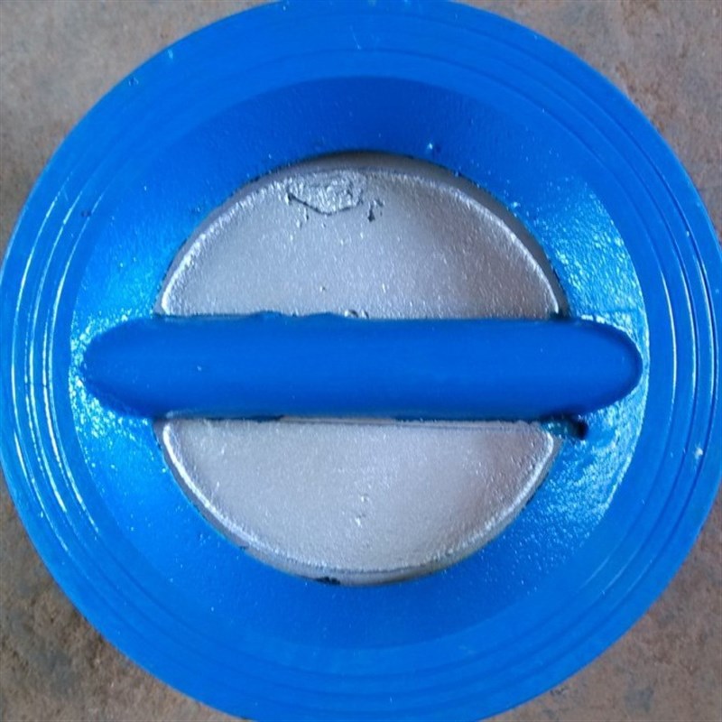 对夹式蝶形止回阀 双瓣蝶形止回阀 DH77X-16 DN150