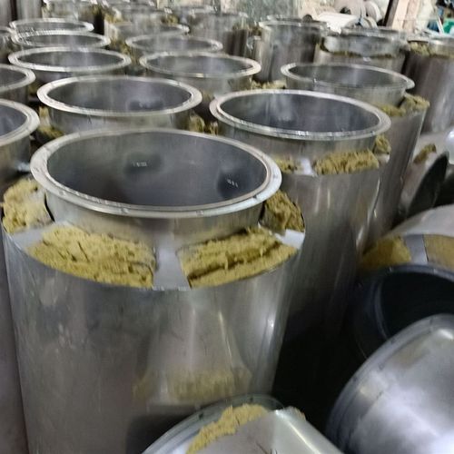 柴油机锅炉烟囱管双面不锈钢双层保温风管不锈钢圆法兰连接耐高温