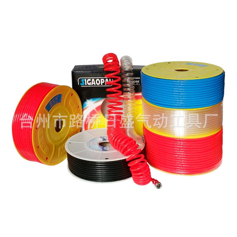 供应斯高派气动空压机软管EVA透明气管园艺管6.5*10*100m浇花水管