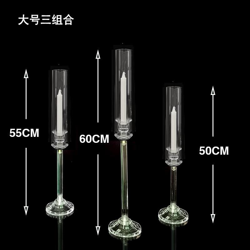 跨境婚庆道具亚克力三件套家居烛台生日派对西餐厅酒吧餐桌装饰摆,节庆用品/礼品,节日装扮用品,淘宝优惠券,粉丝福利购,淘宝优惠卷