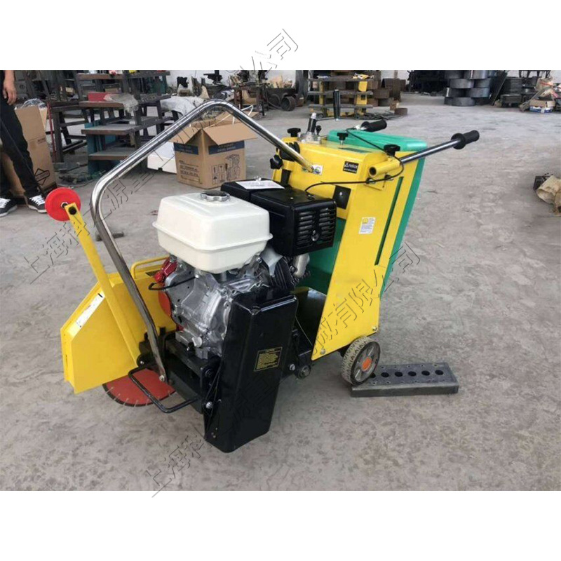 马路切割刻纹一体机  电动混凝土路面切缝机  自动行走式刻纹机