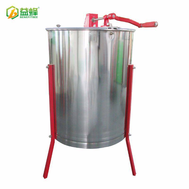 4框手动出口型纯不锈钢摇蜜机摇蜜桶 蜂蜜分离机 益蜂蜂具
