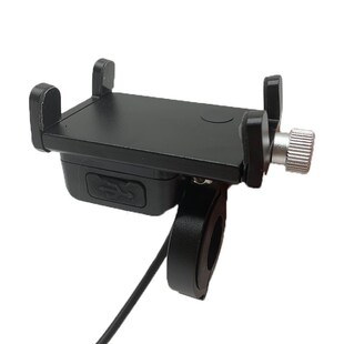 代驾车手机机支架铝合金带充电折叠锂电车电动自行车USB导航座架