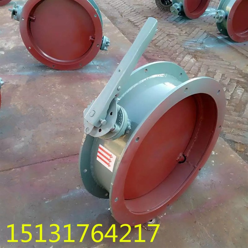 DN320/325/350/400/500/600/700/800手动通风蝶阀 烟道阀圆风门