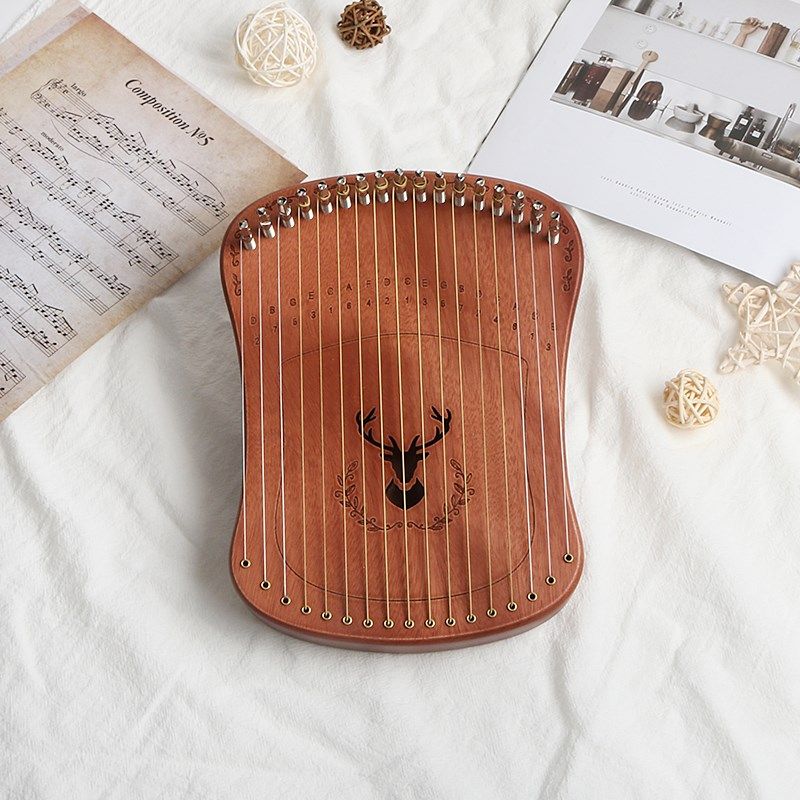 17弦指弹弦琴 适合女生的小型乐器 卡林巴琴创意新型手指琴,乐器/吉他/钢琴/配件,卡林巴/拇指琴,淘宝优惠券,粉丝福利购,淘宝优惠卷