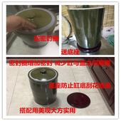景德镇陶瓷带盖米缸米桶茶叶末油缸水缸20 50斤100斤防虫防潮