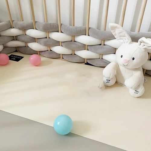 床围软包防撞条木围栏软包婴儿护栏麻花包边宝宝拼接床防撞条床围