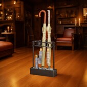 轻奢雨伞收纳架商用酒店大堂办公室雨伞架家用门口放雨伞桶置物架