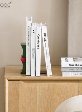 EMITDOOG简约书立架桌面创意书档学生用书夹玄关客厅摆件装饰品